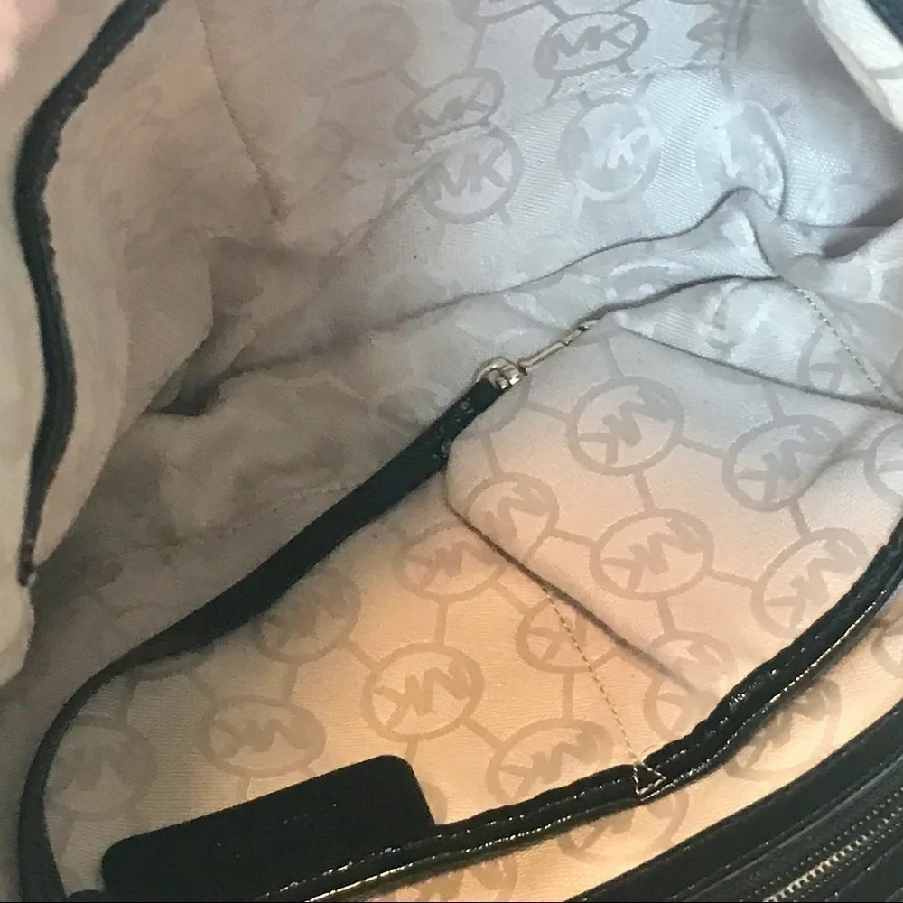 Michael Kors Raffia Textile and Leather Hobo Bag